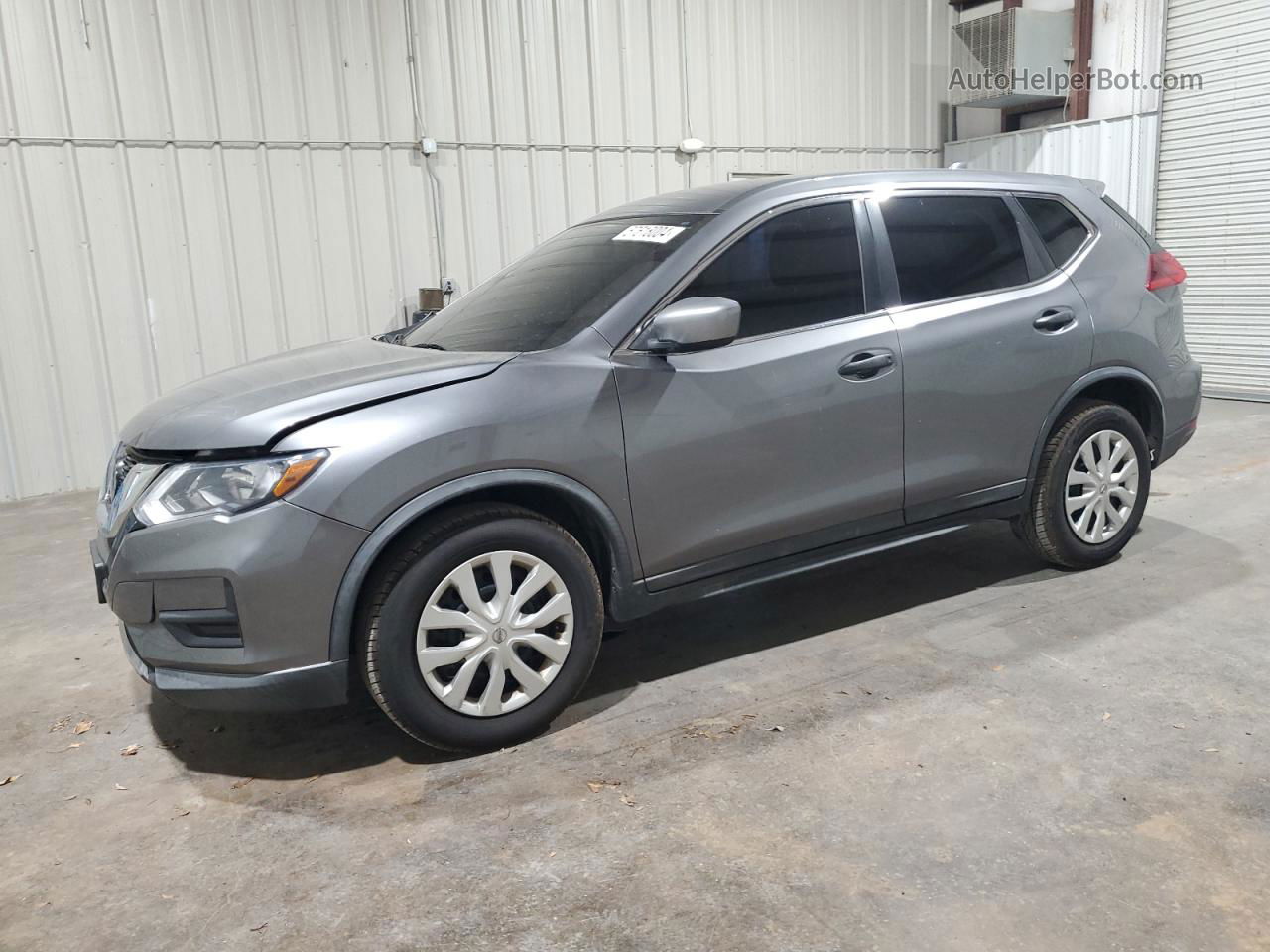 2018 Nissan Rogue S Gray vin: KNMAT2MVXJP566334