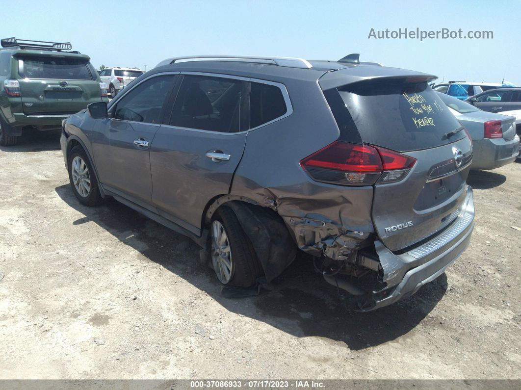 2018 Nissan Rogue Sv Серый vin: KNMAT2MVXJP577172