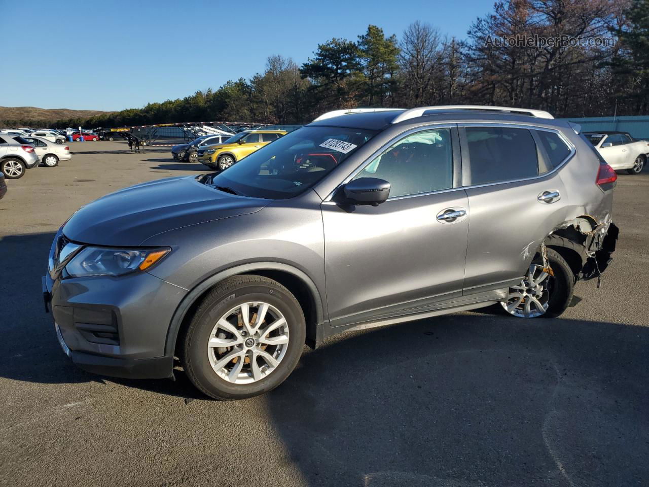 2018 Nissan Rogue S Charcoal vin: KNMAT2MVXJP616178