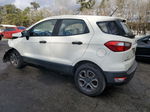 2019 Ford Ecosport S White vin: MAJ3S2FE0KC290334