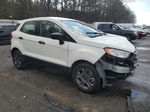 2019 Ford Ecosport S White vin: MAJ3S2FE0KC290334