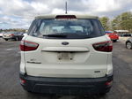 2019 Ford Ecosport S White vin: MAJ3S2FE0KC290334