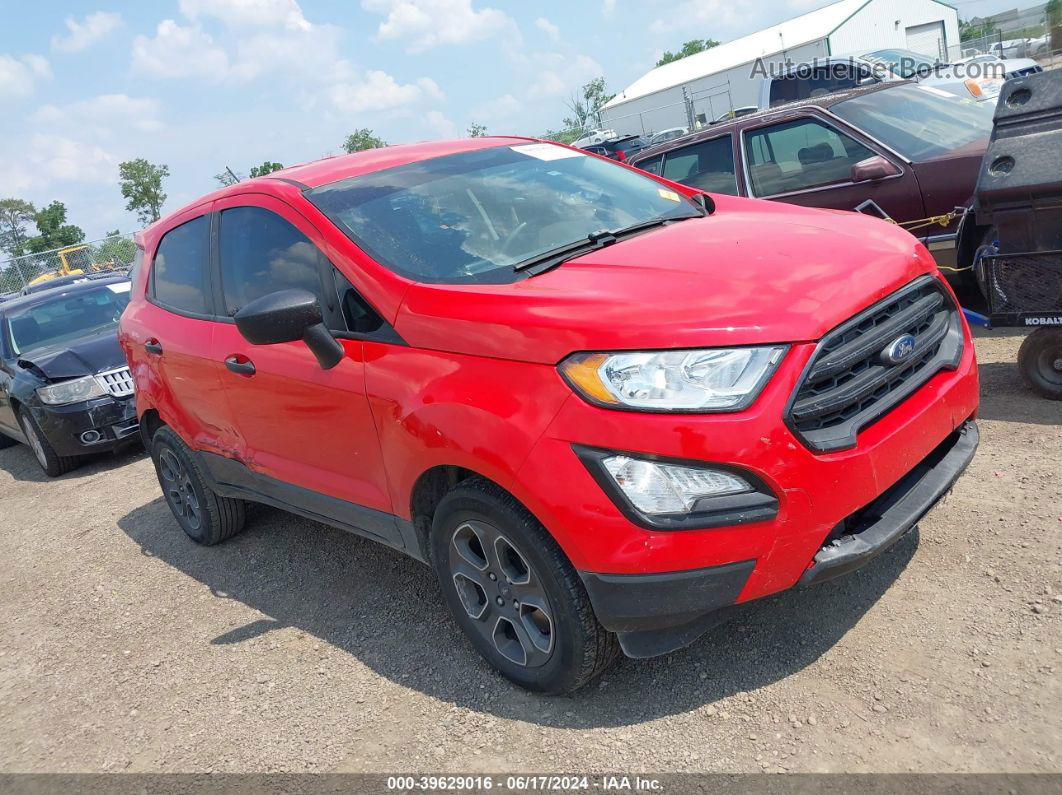 2020 Ford Ecosport S Red vin: MAJ3S2FE0LC348833