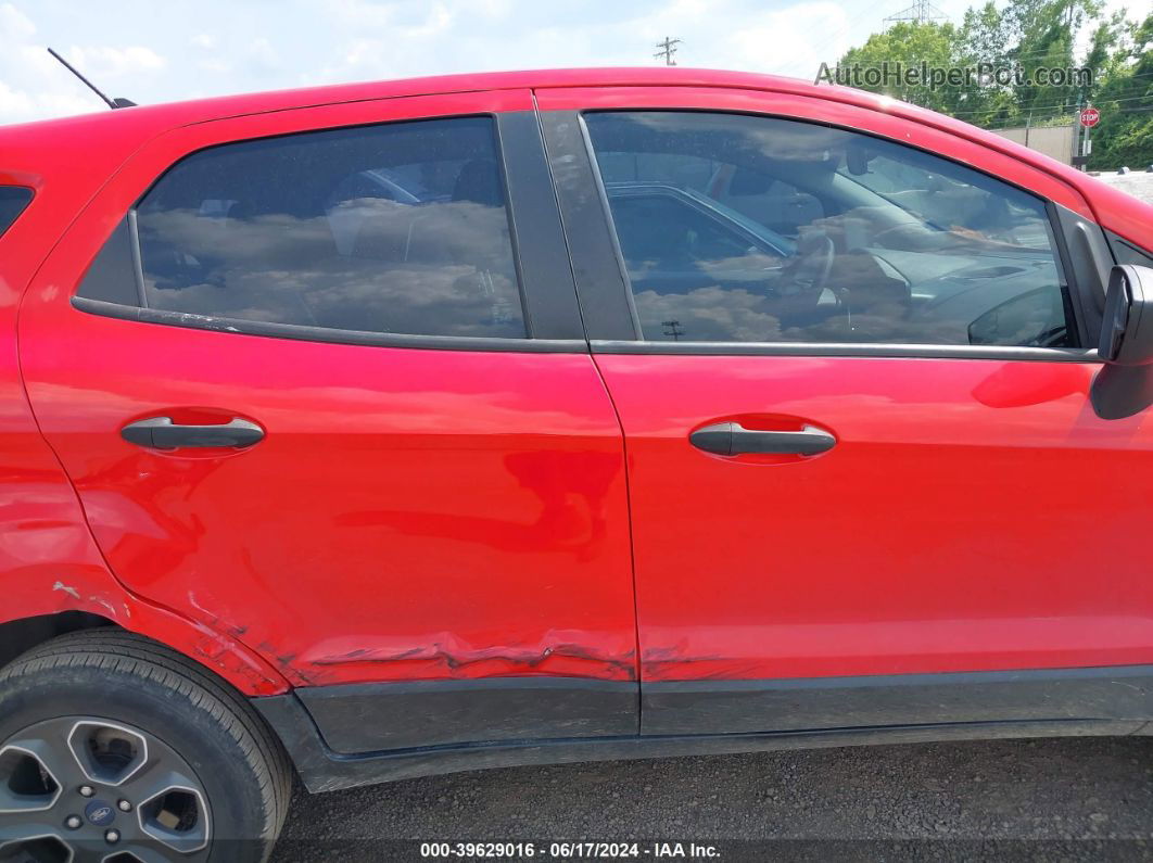 2020 Ford Ecosport S Red vin: MAJ3S2FE0LC348833