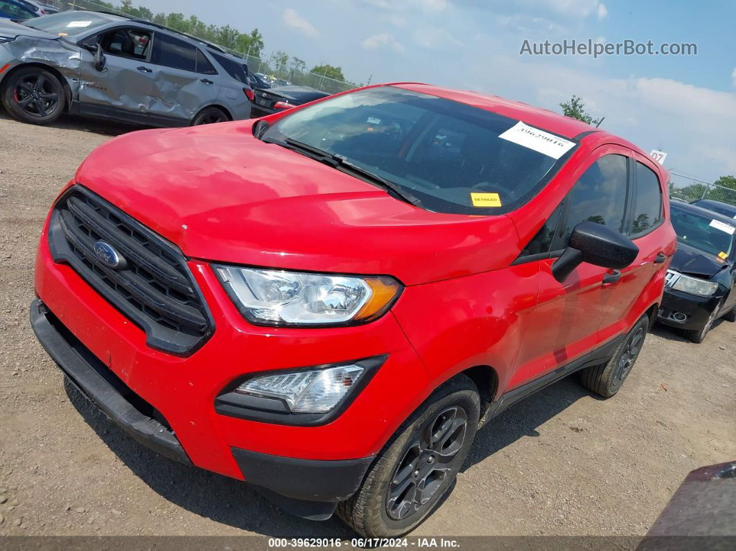 2020 Ford Ecosport S Red vin: MAJ3S2FE0LC348833