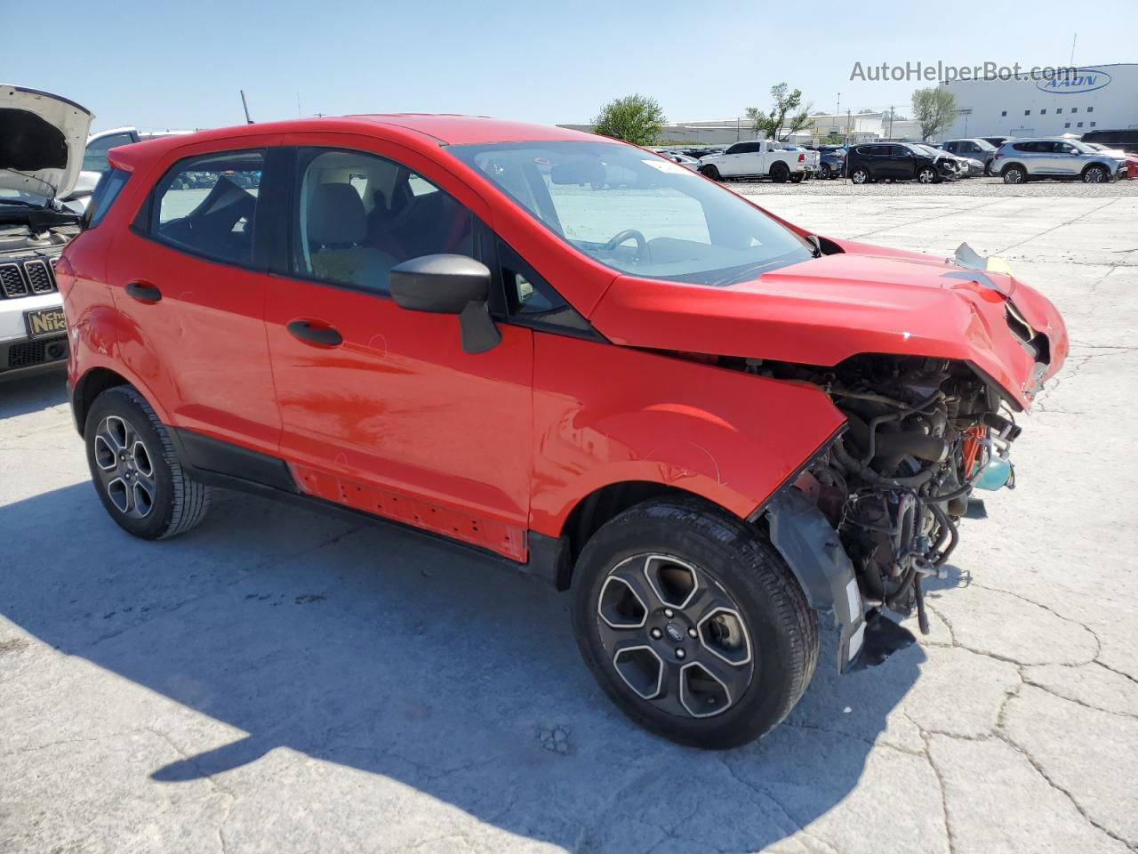 2020 Ford Ecosport S Красный vin: MAJ3S2FE0LC368029