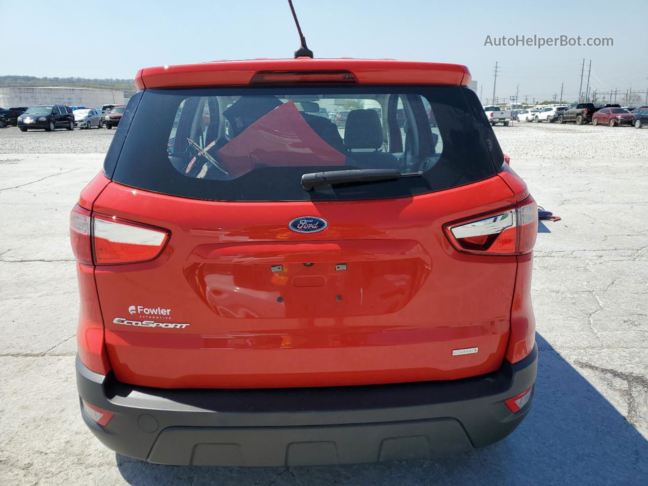 2020 Ford Ecosport S Red vin: MAJ3S2FE0LC368029