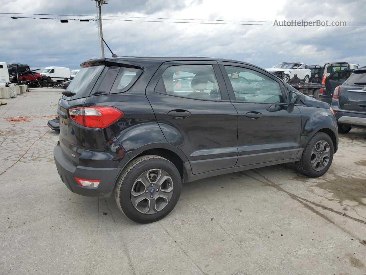 2019 Ford Ecosport S Black vin: MAJ3S2FE1KC292187