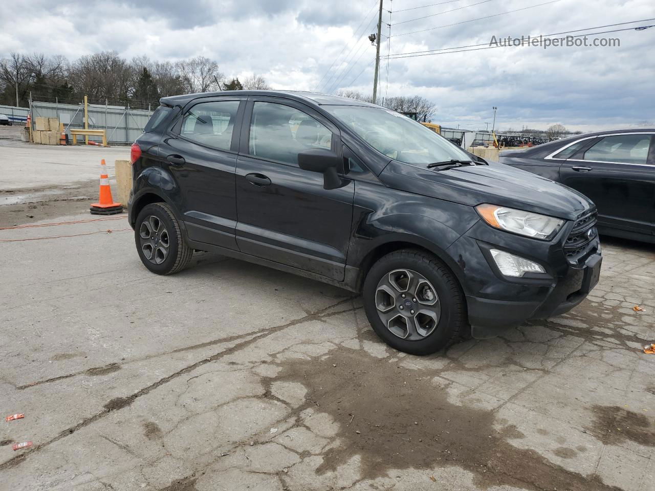 2019 Ford Ecosport S Черный vin: MAJ3S2FE1KC292187