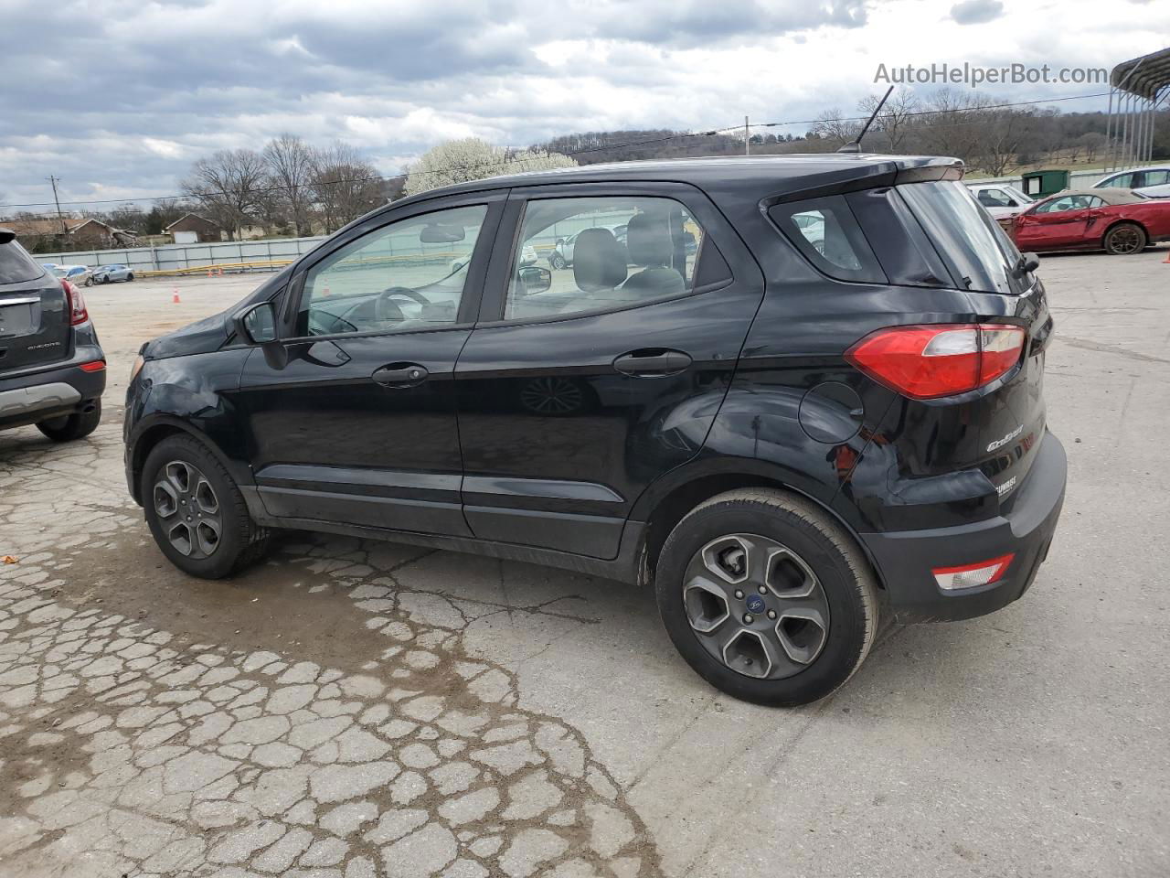 2019 Ford Ecosport S Черный vin: MAJ3S2FE1KC292187