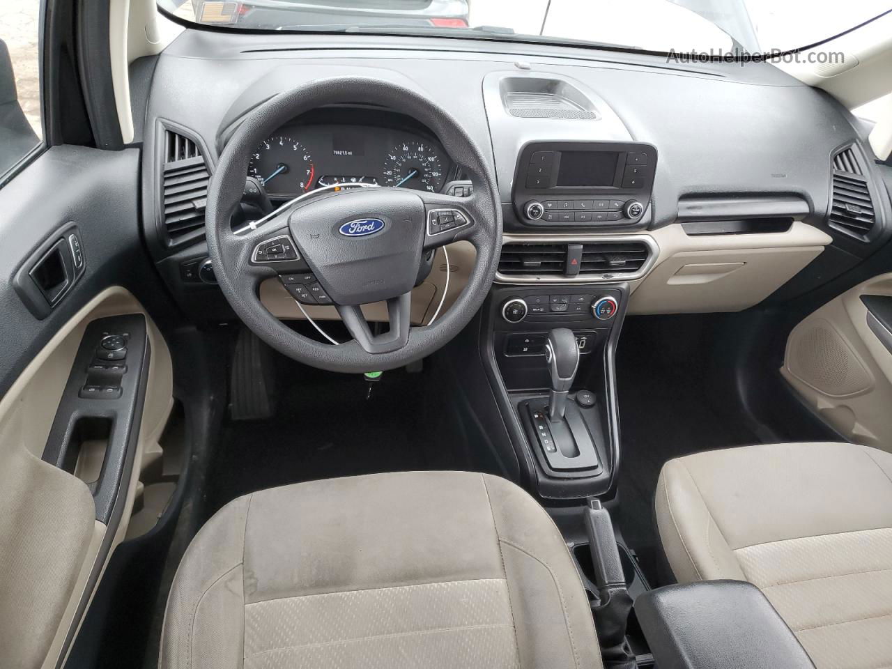 2019 Ford Ecosport S Черный vin: MAJ3S2FE1KC292187