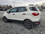 2020 Ford Ecosport S White vin: MAJ3S2FE1LC342202