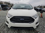 2020 Ford Ecosport S White vin: MAJ3S2FE1LC342202