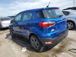 2020 Ford Ecosport S Синий vin: MAJ3S2FE1LC390153