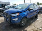 2020 Ford Ecosport S Синий vin: MAJ3S2FE1LC390153