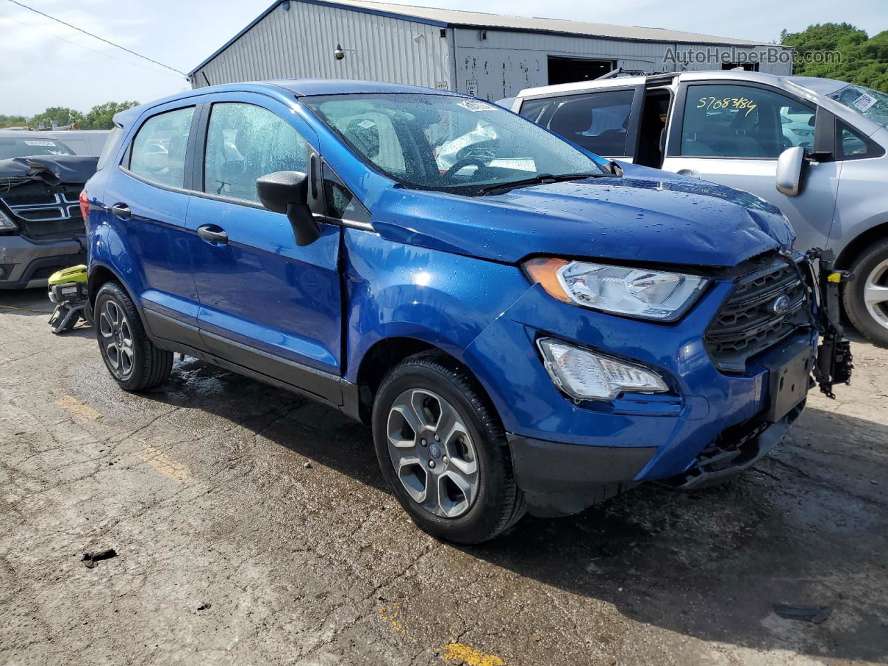 2020 Ford Ecosport S Blue vin: MAJ3S2FE1LC390153