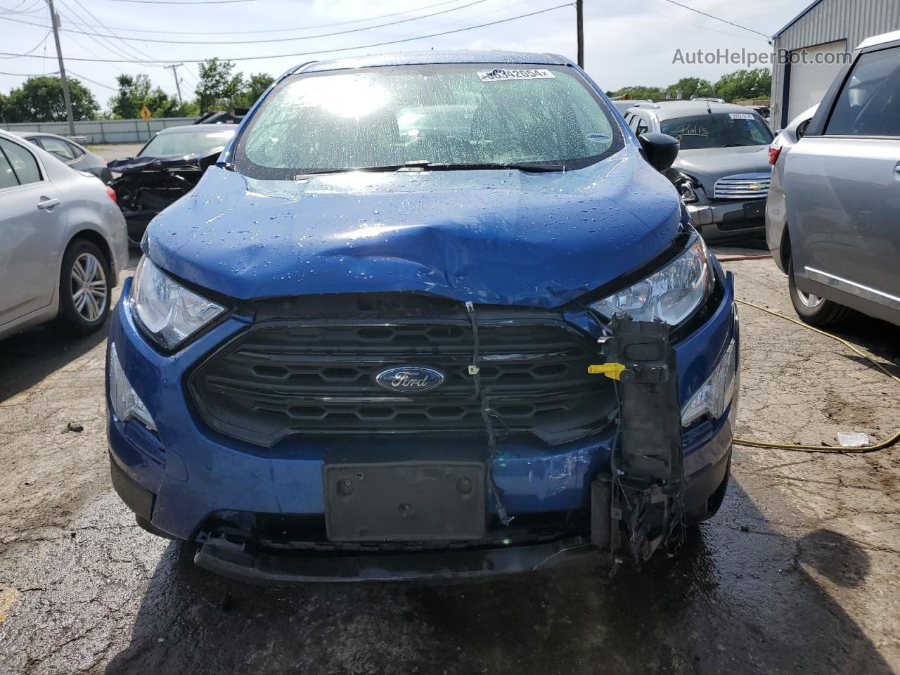 2020 Ford Ecosport S Синий vin: MAJ3S2FE1LC390153