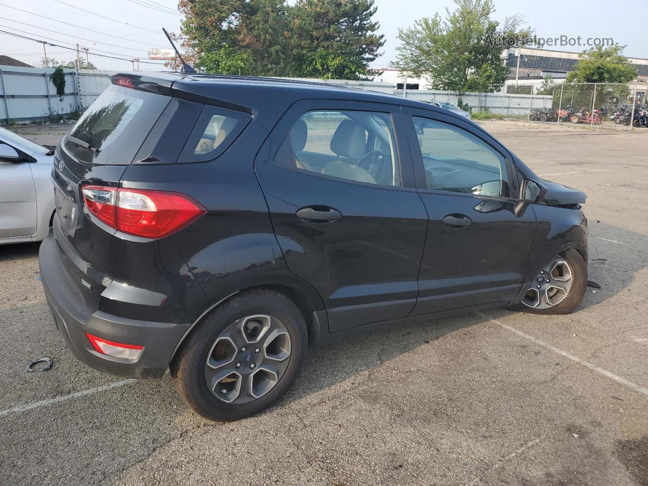 2019 Ford Ecosport S Черный vin: MAJ3S2FE2KC286768