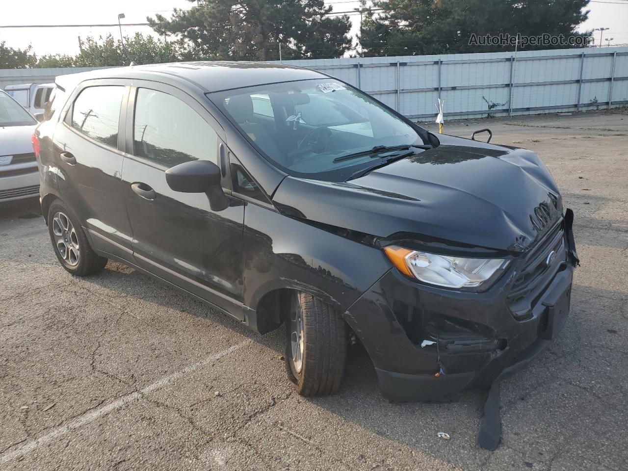 2019 Ford Ecosport S Черный vin: MAJ3S2FE2KC286768