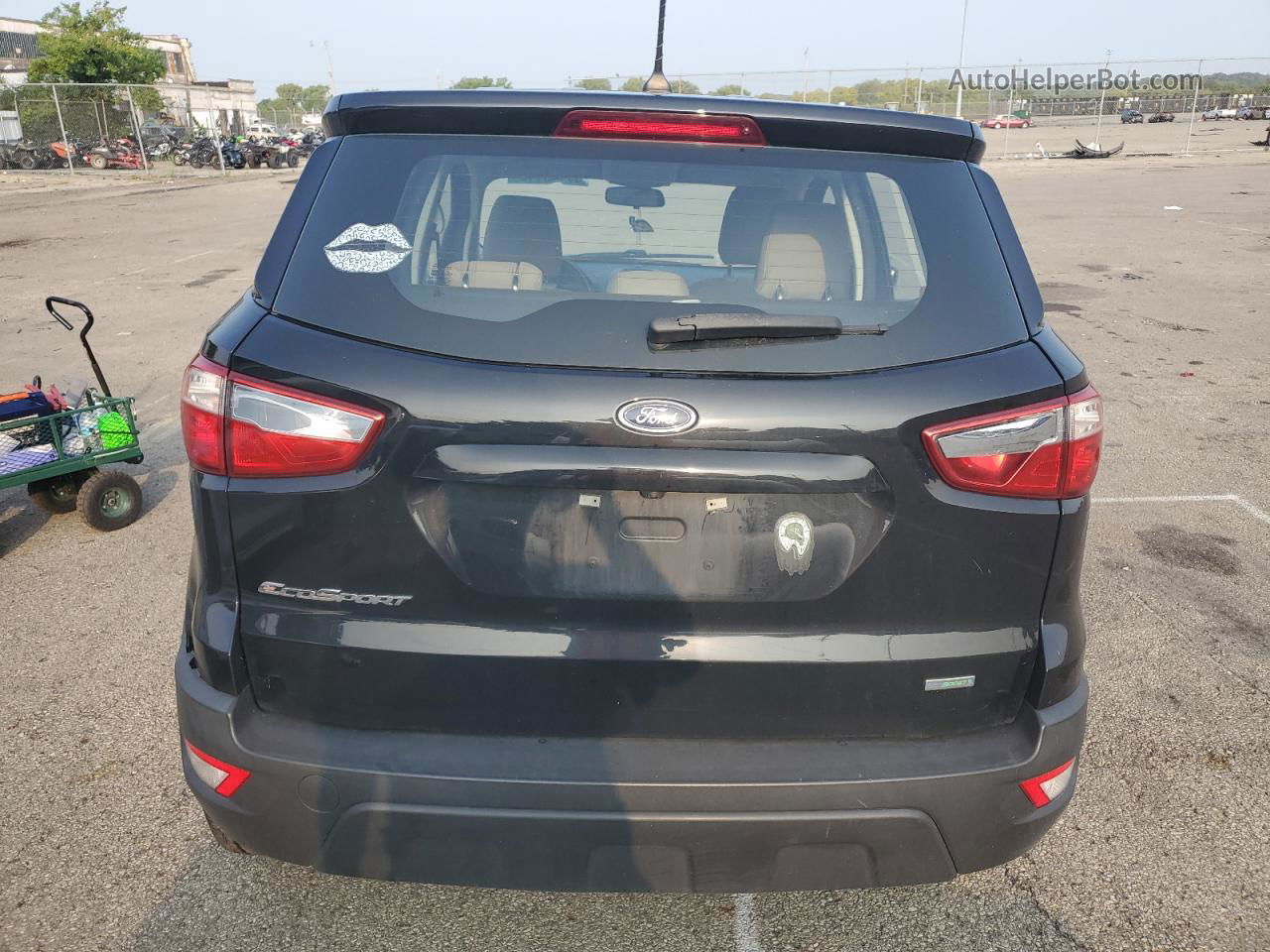 2019 Ford Ecosport S Black vin: MAJ3S2FE2KC286768