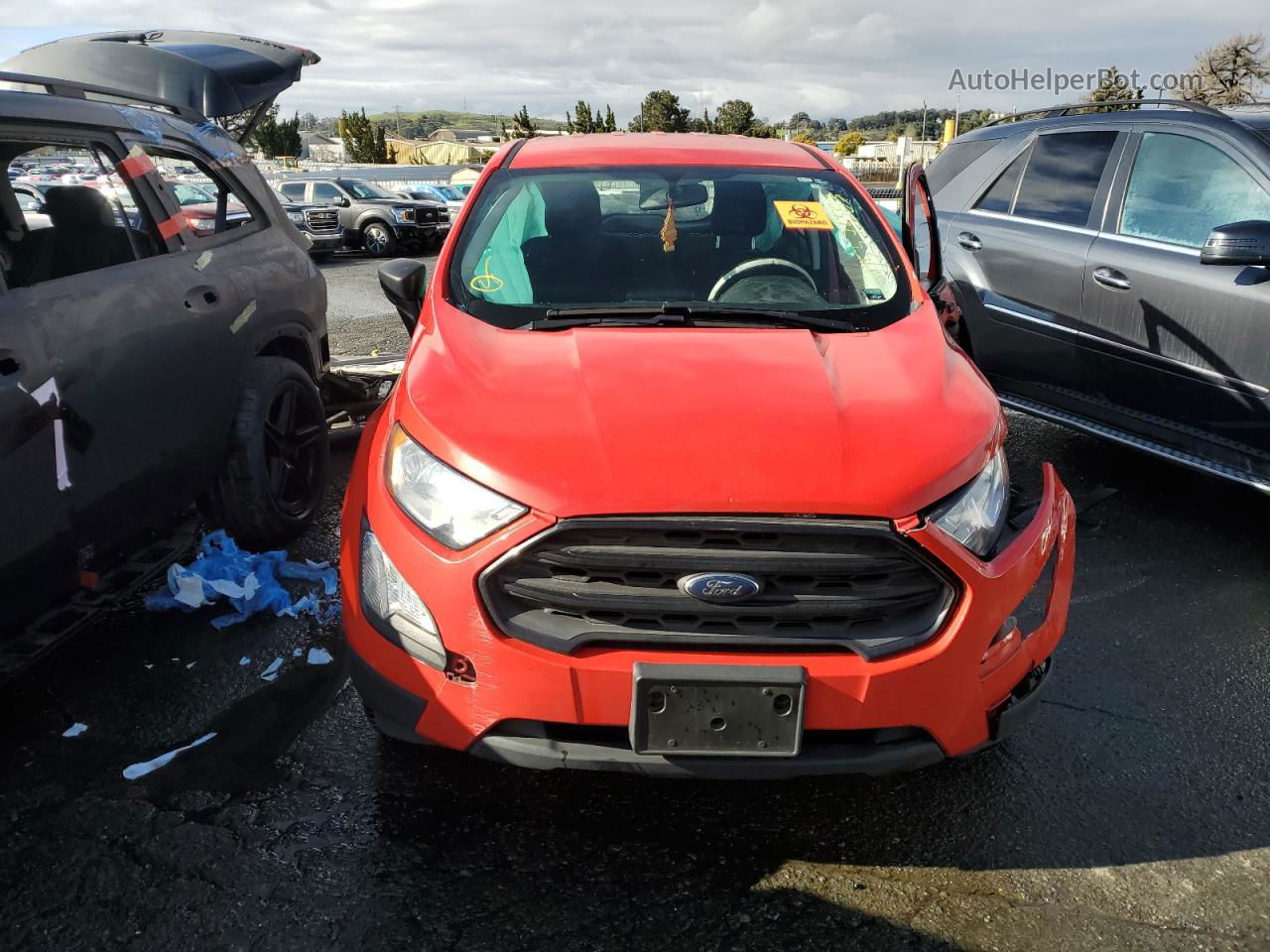 2019 Ford Ecosport S Красный vin: MAJ3S2FE3KC279957