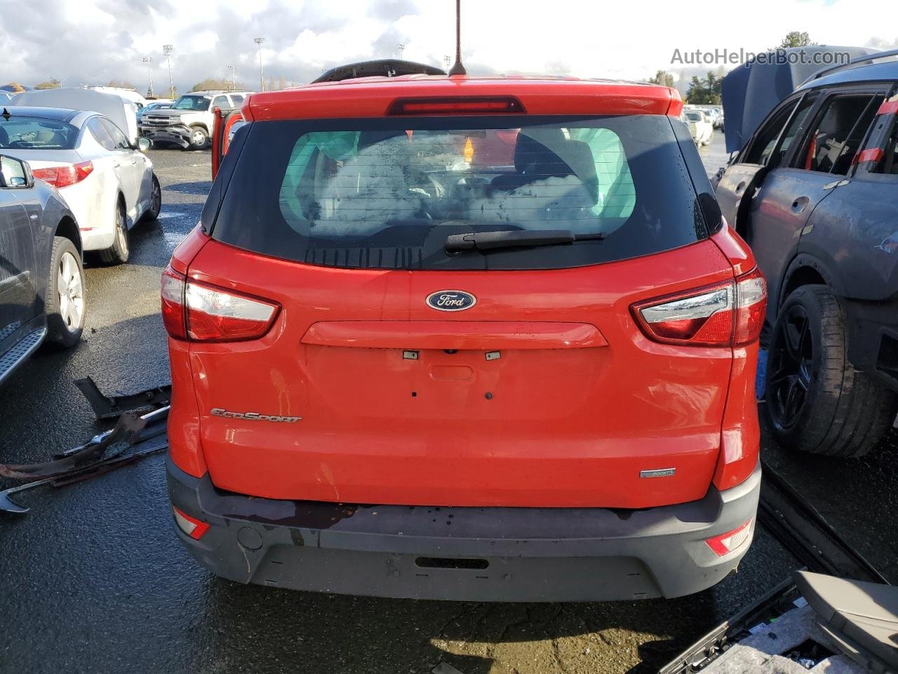 2019 Ford Ecosport S Красный vin: MAJ3S2FE3KC279957