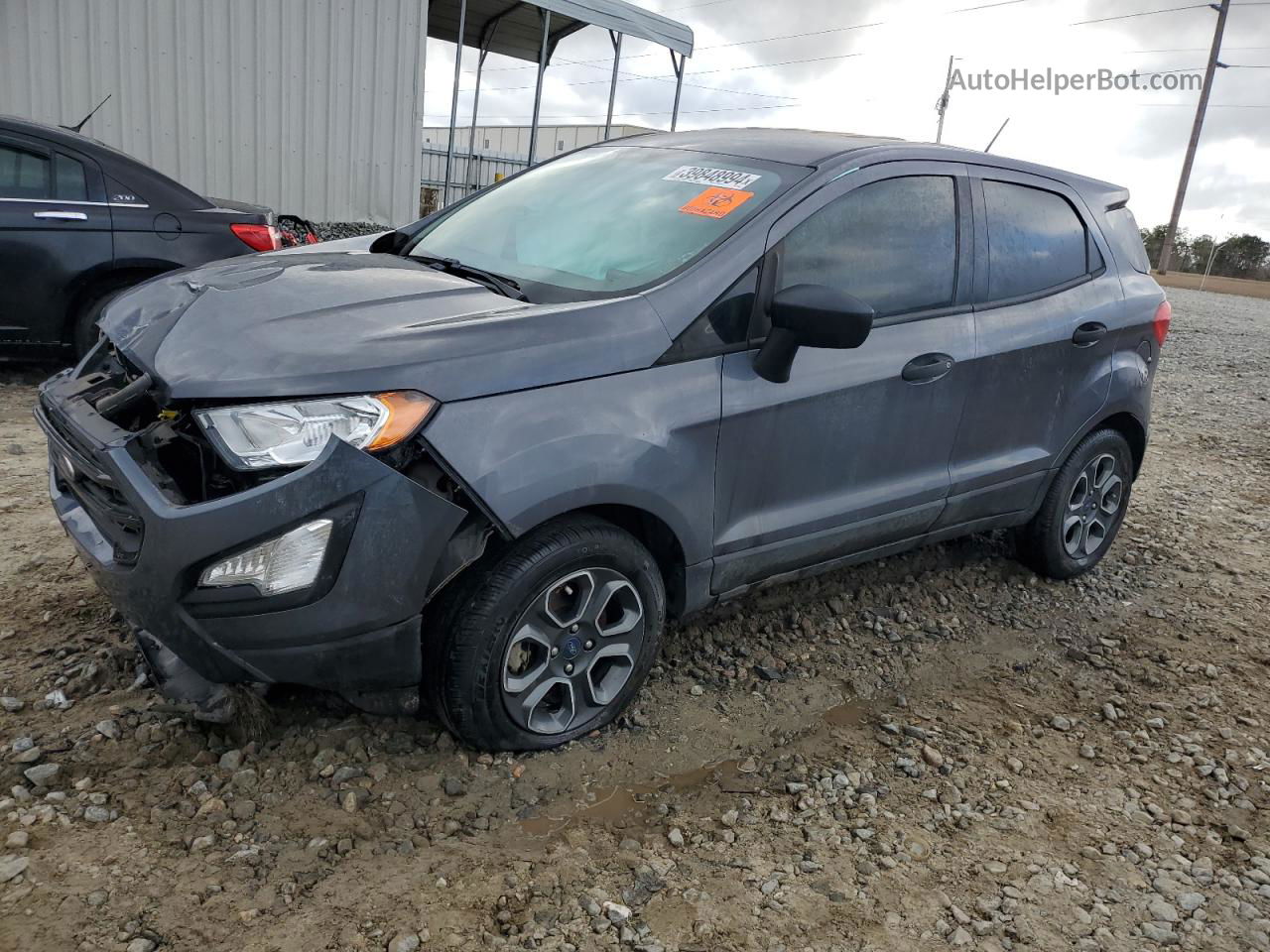 2019 Ford Ecosport S Gray vin: MAJ3S2FE3KC308423