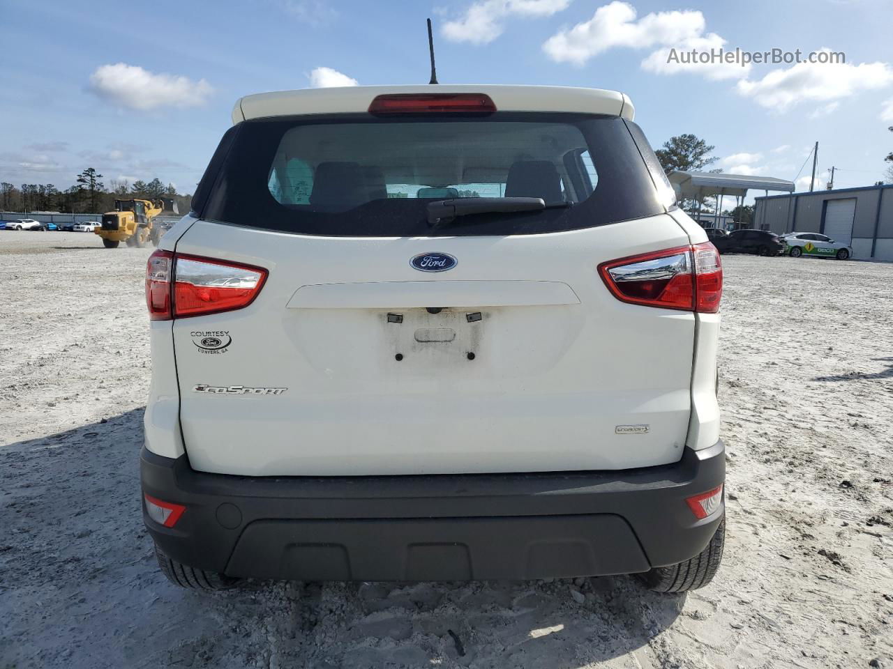 2020 Ford Ecosport S White vin: MAJ3S2FE3LC360474