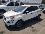 2019 Ford Ecosport S White vin: MAJ3S2FE4KC267770