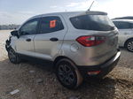 2019 Ford Ecosport S Silver vin: MAJ3S2FE4KC302386