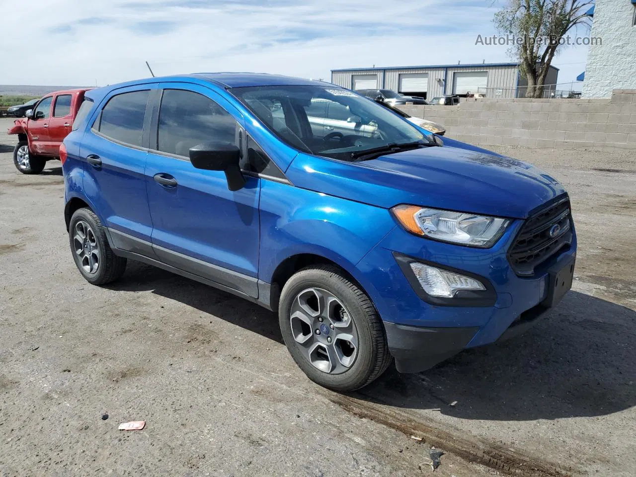 2020 Ford Ecosport S Blue vin: MAJ3S2FE4LC393290