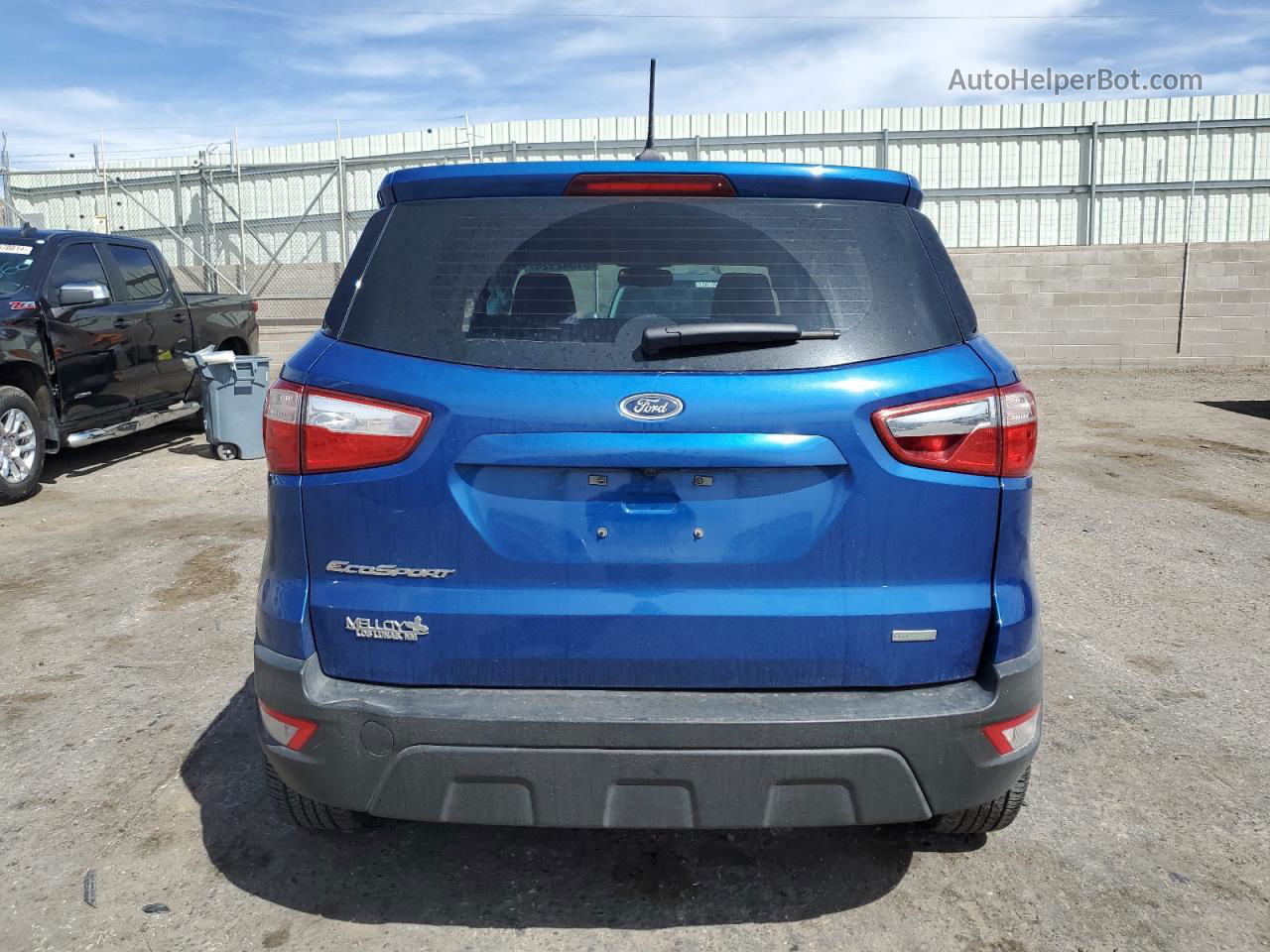 2020 Ford Ecosport S Blue vin: MAJ3S2FE4LC393290