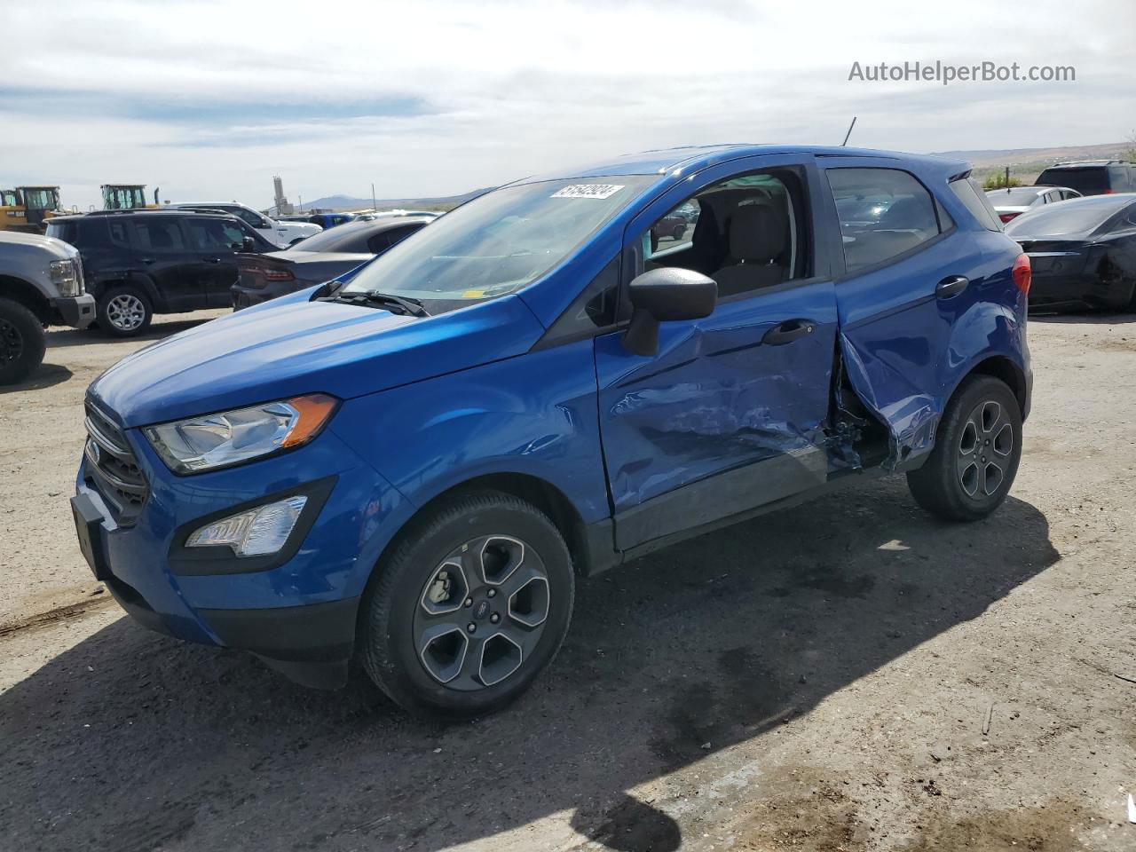 2020 Ford Ecosport S Blue vin: MAJ3S2FE4LC393290