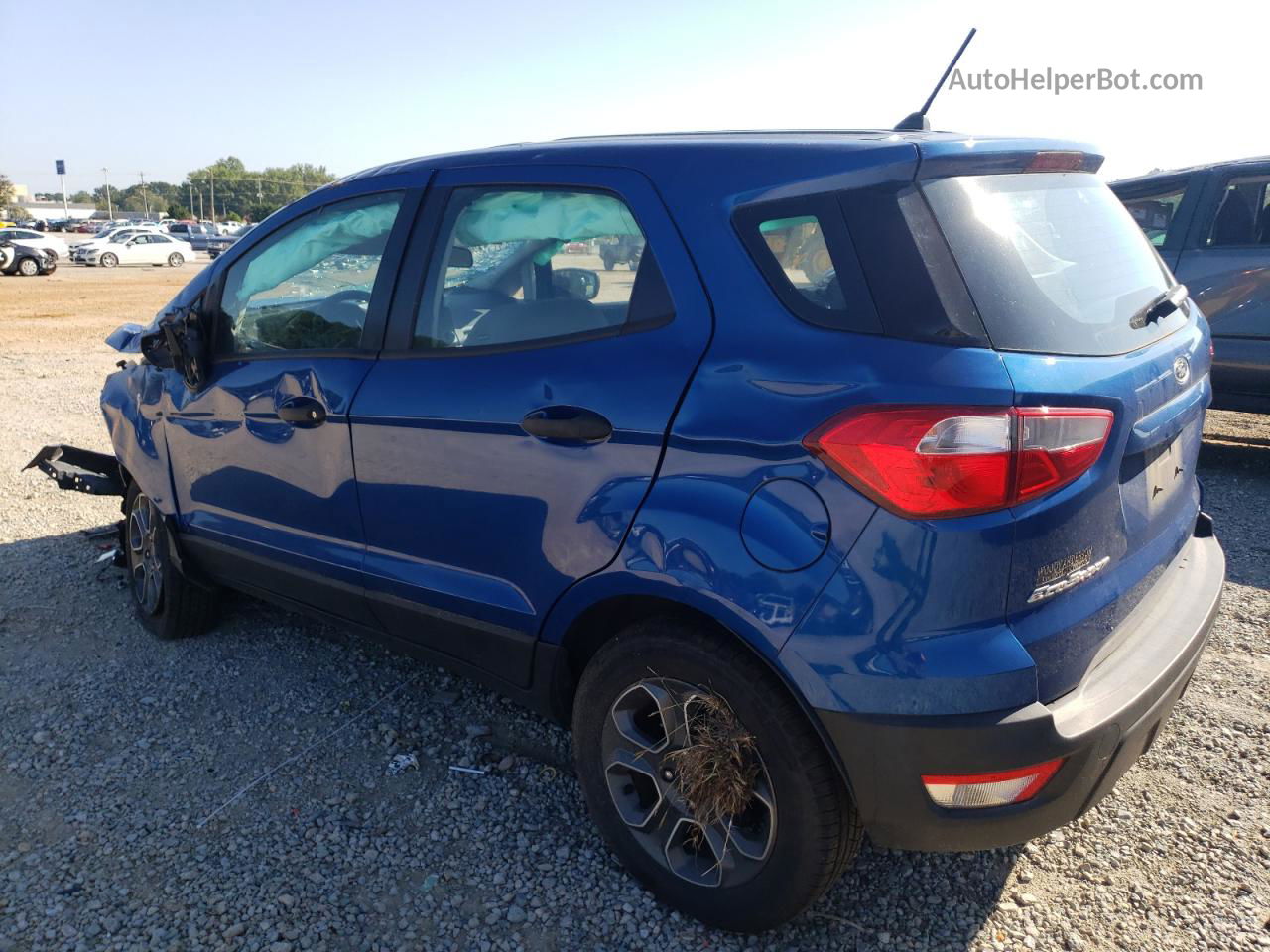 2019 Ford Ecosport S Синий vin: MAJ3S2FE5KC274310