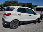 2019 Ford Ecosport S White vin: MAJ3S2FE5KC287171