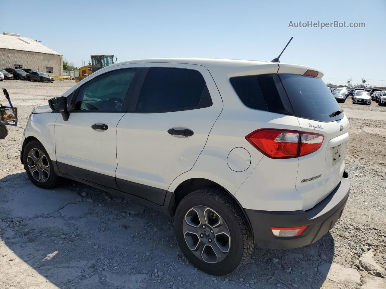 2019 Ford Ecosport S White vin: MAJ3S2FE5KC287171