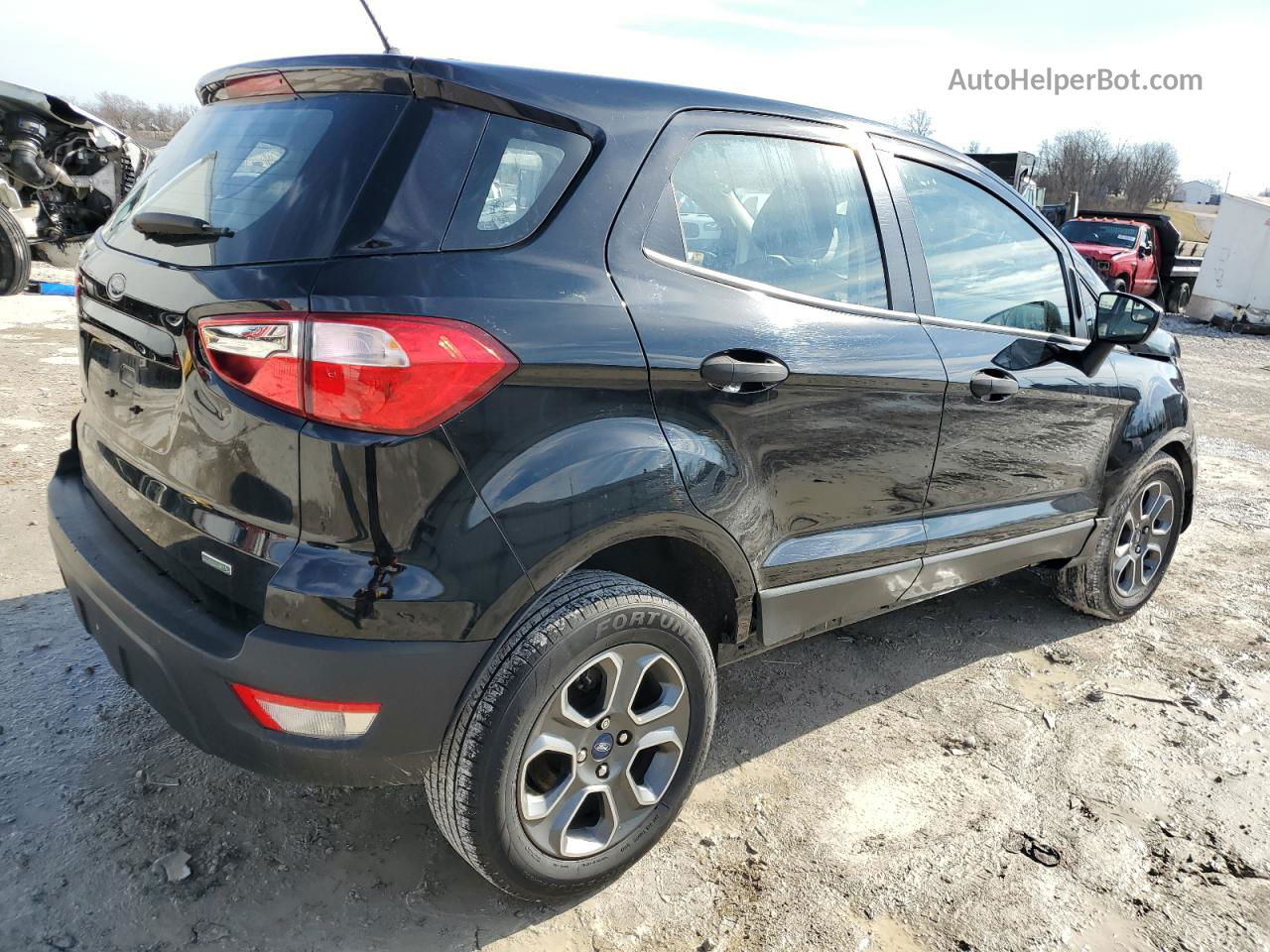 2019 Ford Ecosport S Black vin: MAJ3S2FE5KC294153