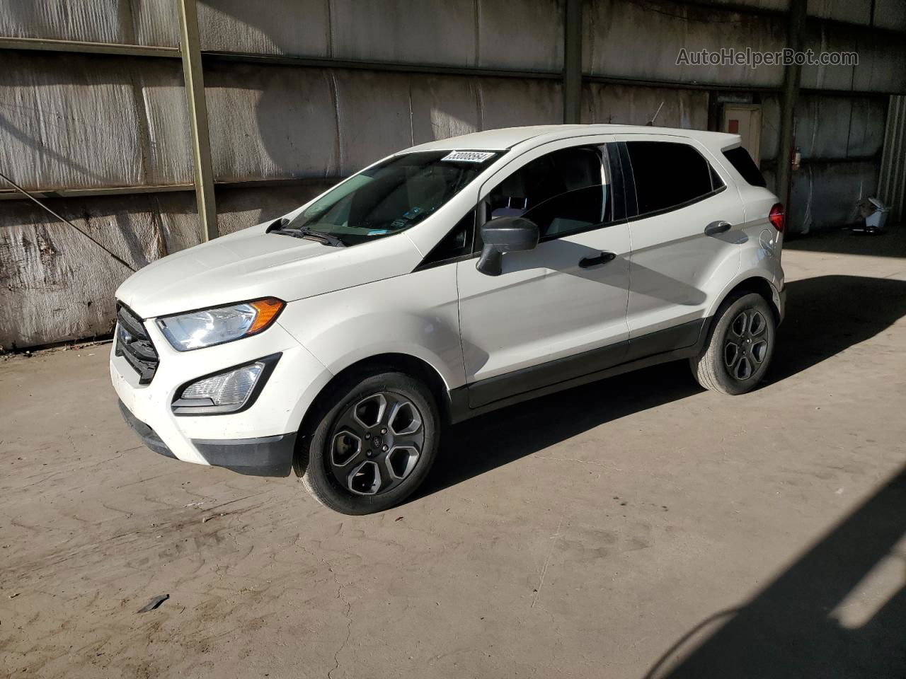 2020 Ford Ecosport S White vin: MAJ3S2FE5LC390723