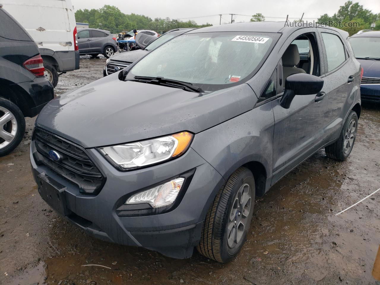 2020 Ford Ecosport S Gray vin: MAJ3S2FE5LC391001