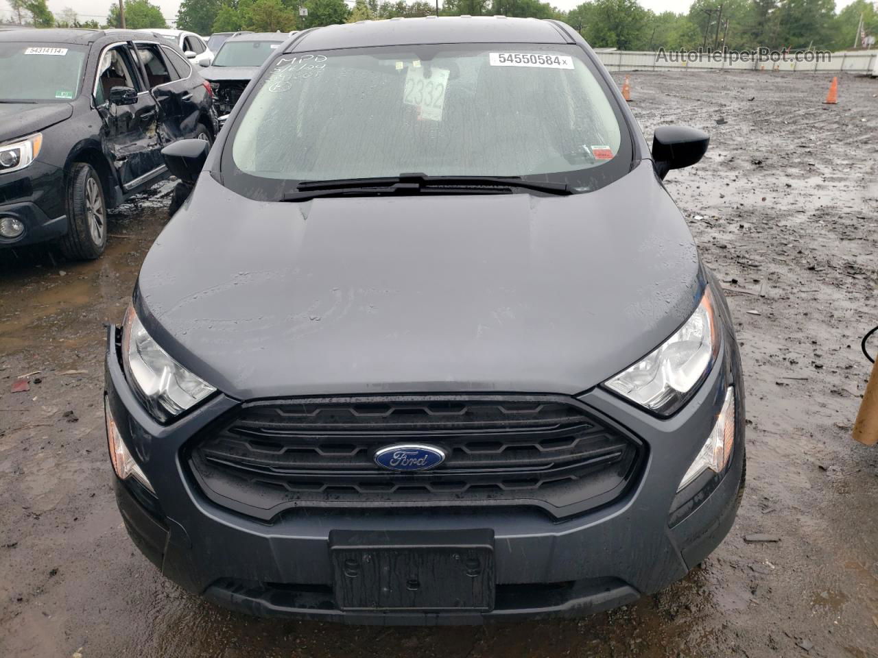 2020 Ford Ecosport S Gray vin: MAJ3S2FE5LC391001