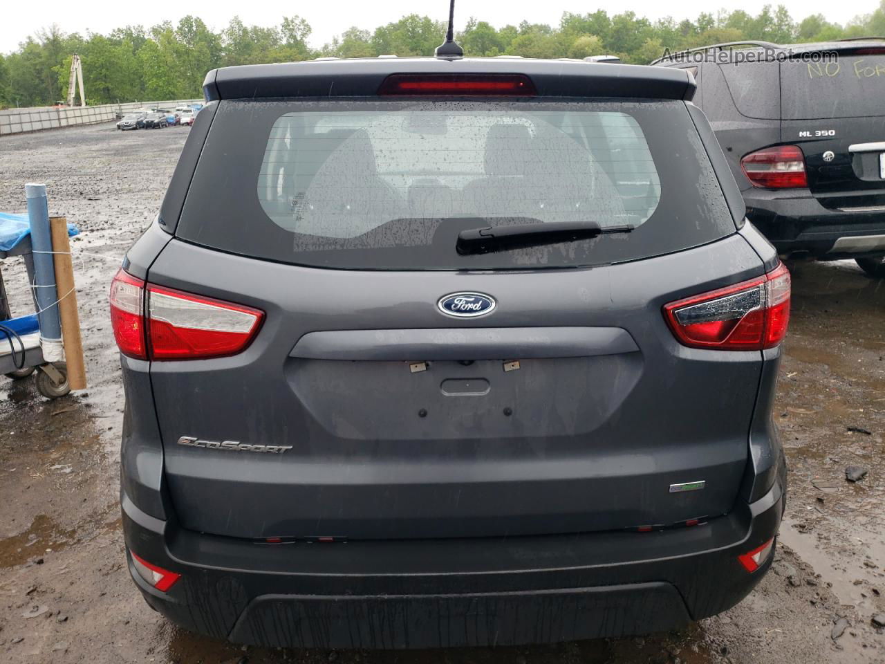 2020 Ford Ecosport S Gray vin: MAJ3S2FE5LC391001