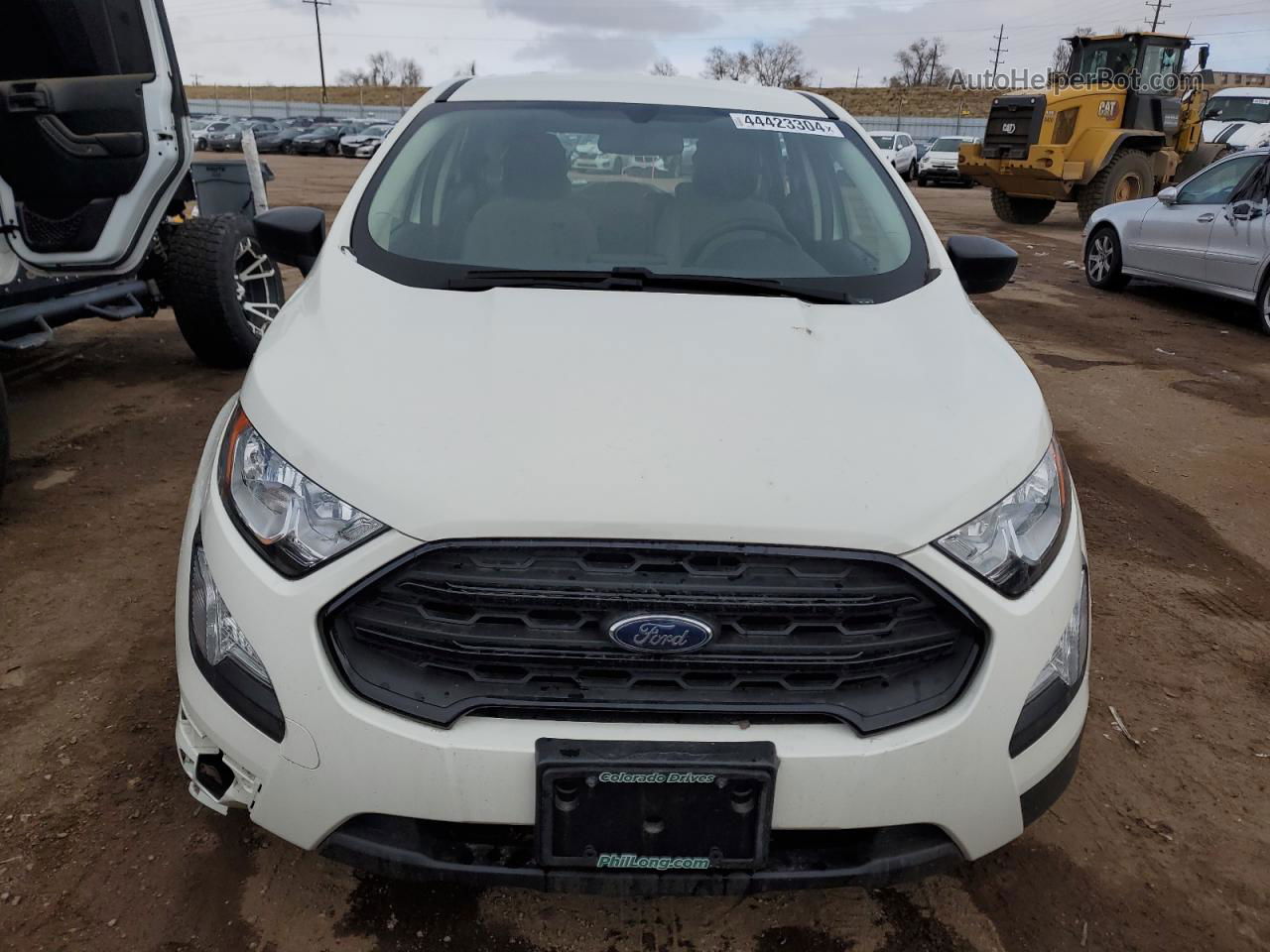 2020 Ford Ecosport S Белый vin: MAJ3S2FE6LC346620