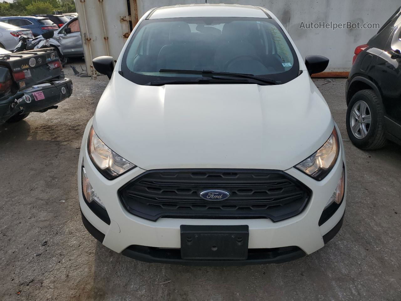 2020 Ford Ecosport S White vin: MAJ3S2FE6LC377334