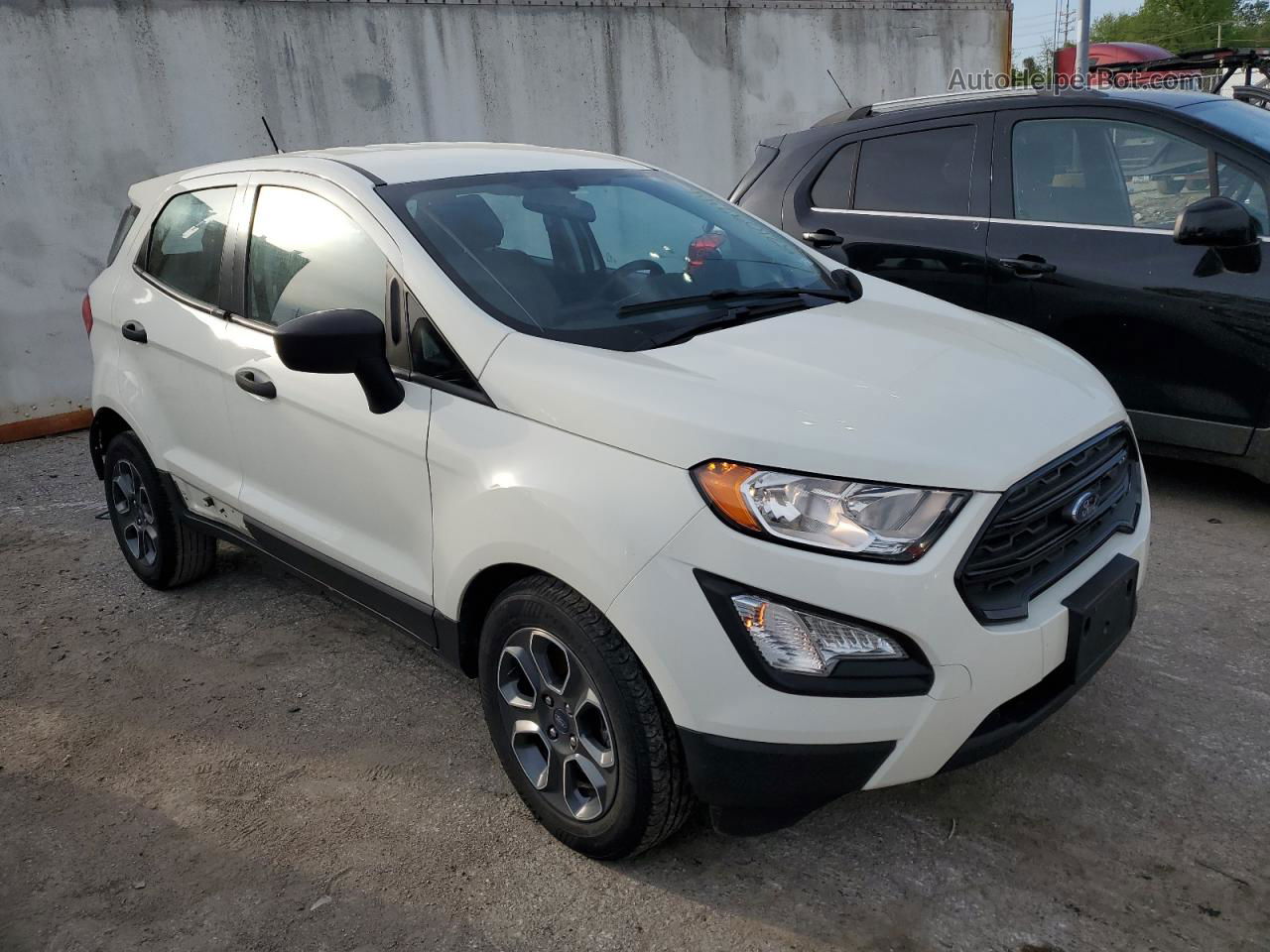 2020 Ford Ecosport S White vin: MAJ3S2FE6LC377334