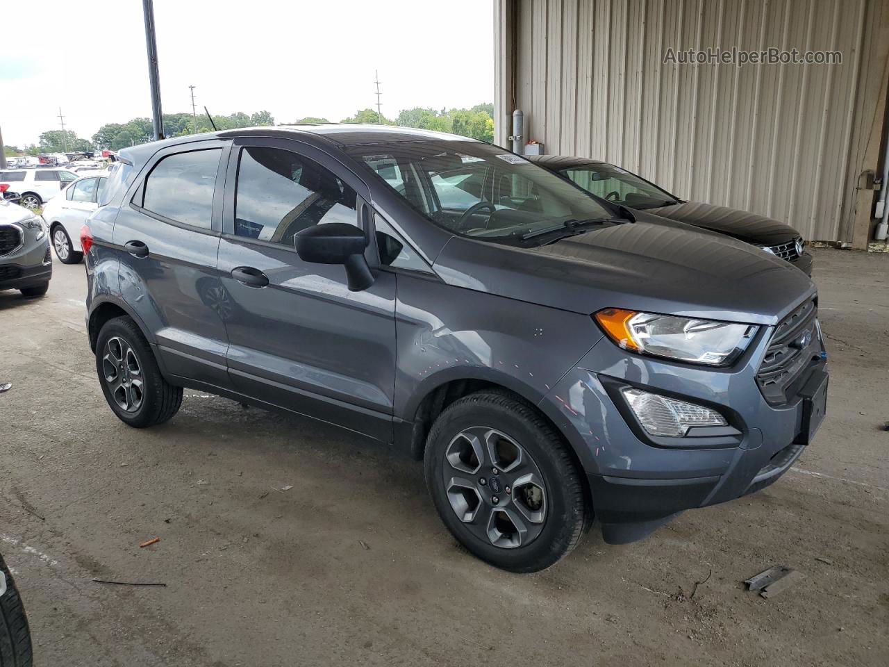 2020 Ford Ecosport S Gray vin: MAJ3S2FE6LC383652