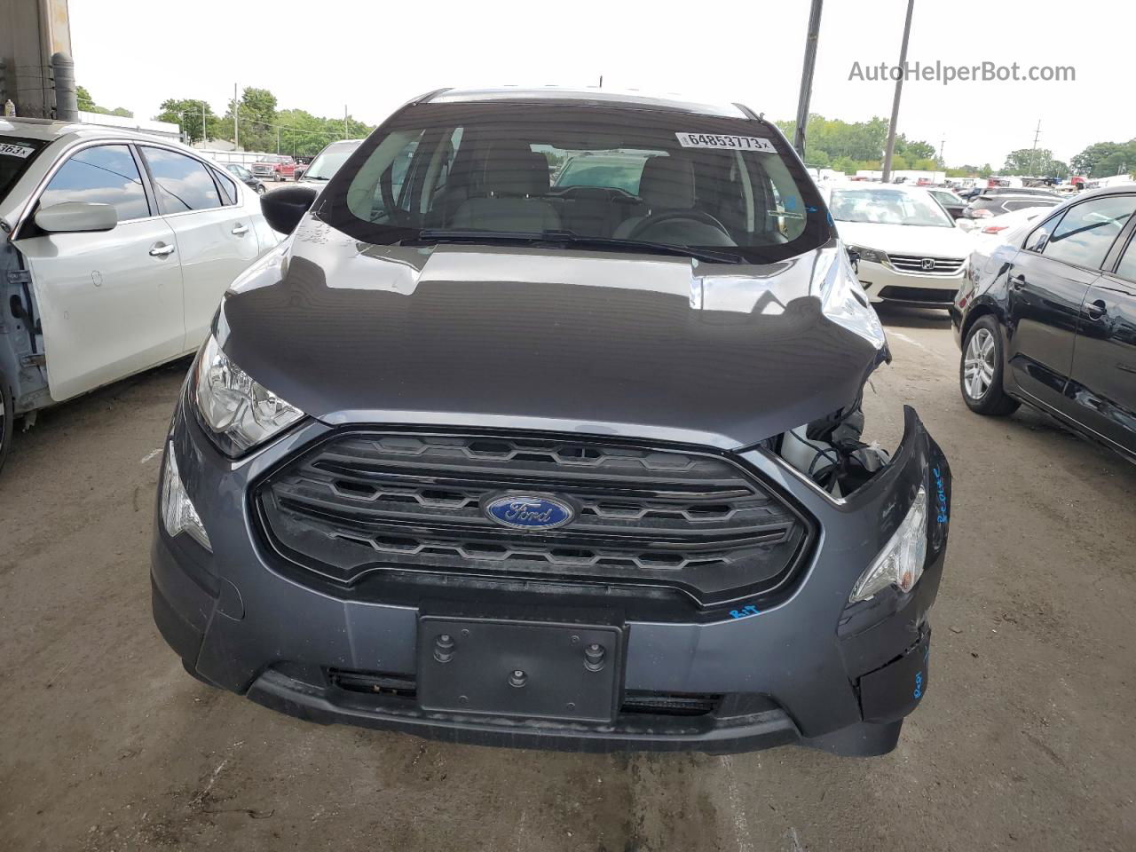 2020 Ford Ecosport S Gray vin: MAJ3S2FE6LC383652