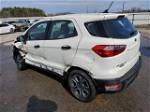 2020 Ford Ecosport S White vin: MAJ3S2FE6LC393792