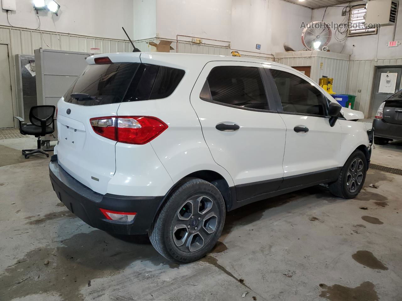 2019 Ford Ecosport S White vin: MAJ3S2FE7KC268928