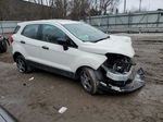 2019 Ford Ecosport S White vin: MAJ3S2FE7KC280853