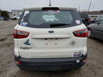 2019 Ford Ecosport S White vin: MAJ3S2FE7KC280853